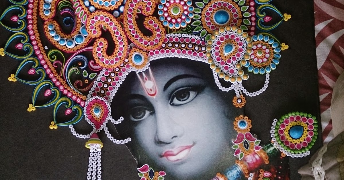 Love for Quilling Quilled Krishna